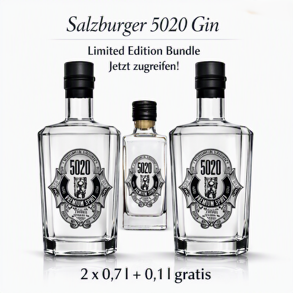 Salzburger 5020 Gin 2 x 0,7L + 1 x 0,1L gratis