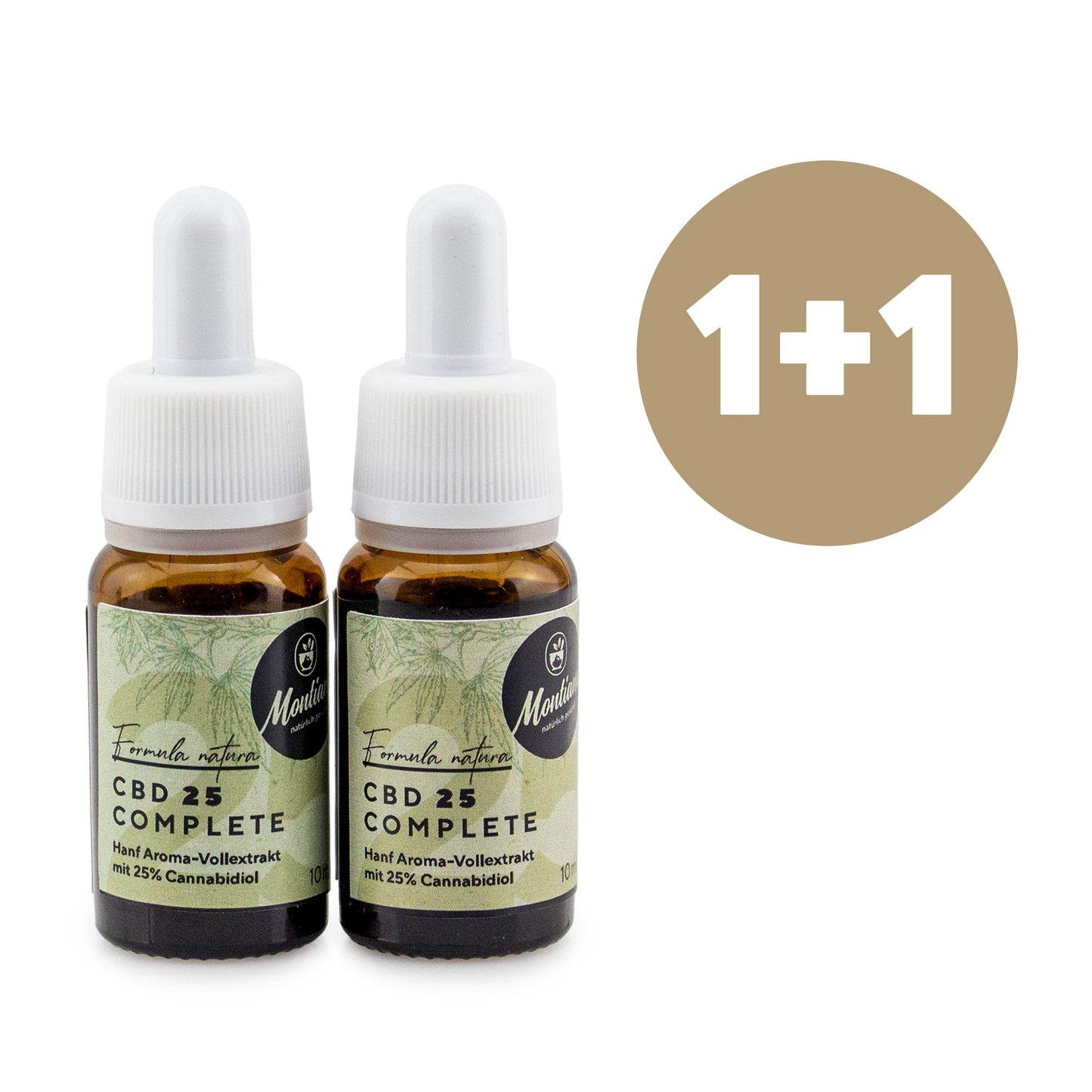 CBD Complete 25% – 10 ml – 1+1 GRATIS