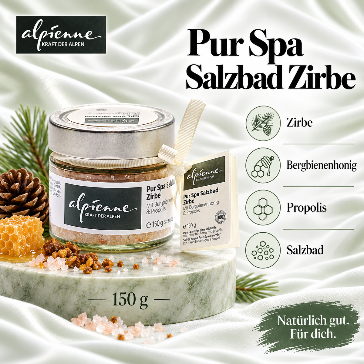 Alpienne Pur Spa Salzbad Zirbe