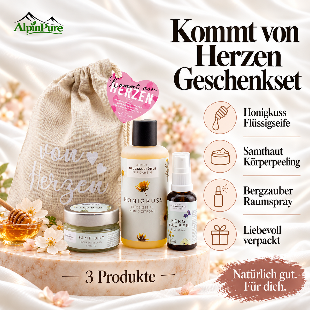 Kommt von Herzen Geschenkset
