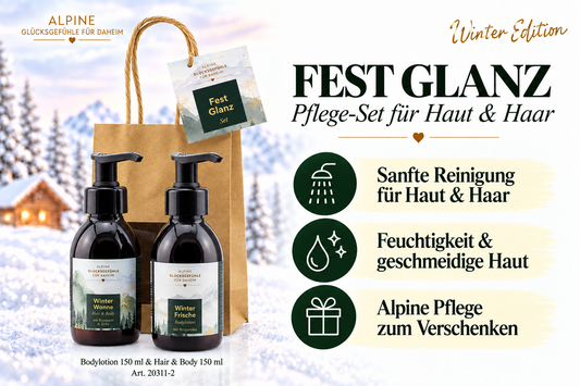 Fest Glanz – Pflege-Set für Haut & Haar