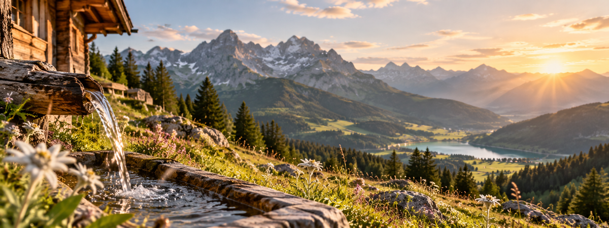 Alpine Natur und ausgewählte Naturprodukte