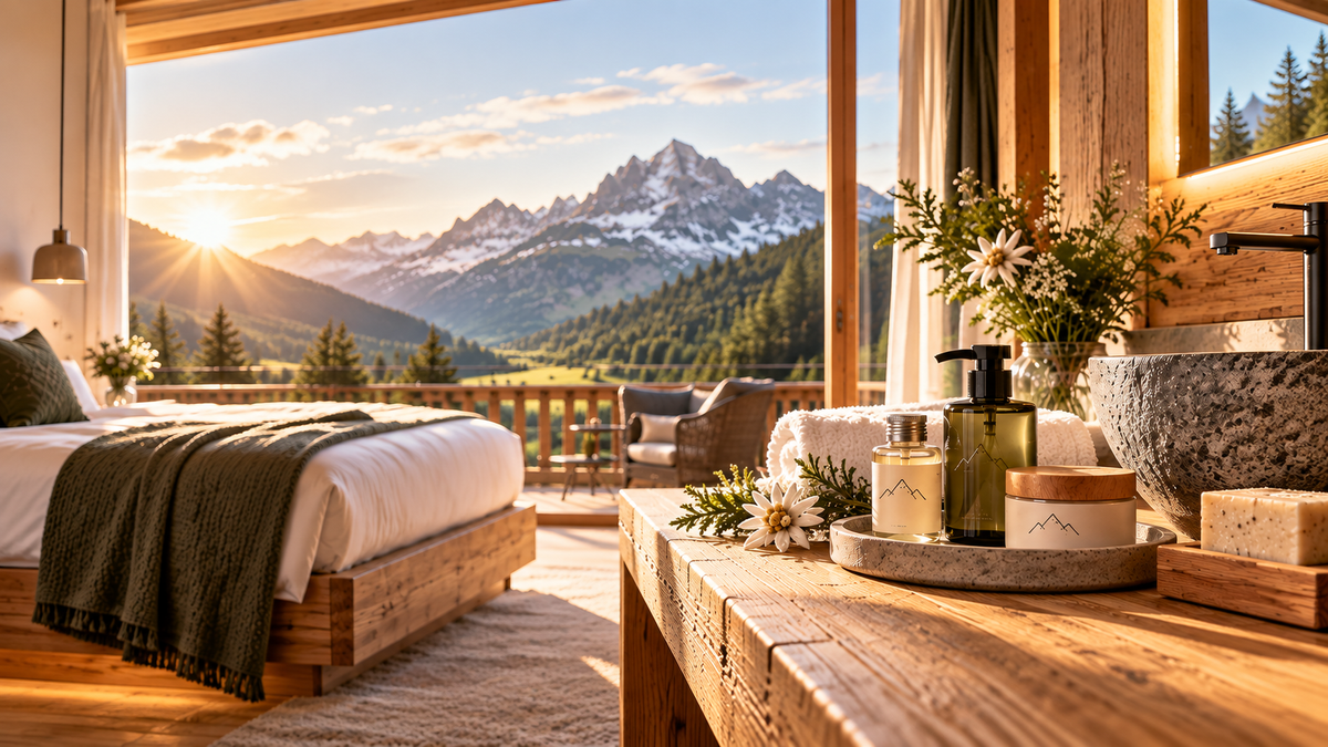 Alpine Pflegeprodukte für Hotels und Wellness