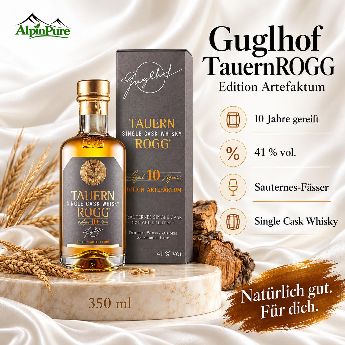 TauernROGG Single Cask Whisky 0,35L "Edition Artefaktum"