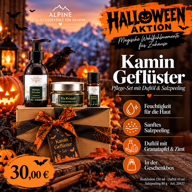 Halloween-Special "Kamin Geflüster" nur bis 31. Oktober 2026!