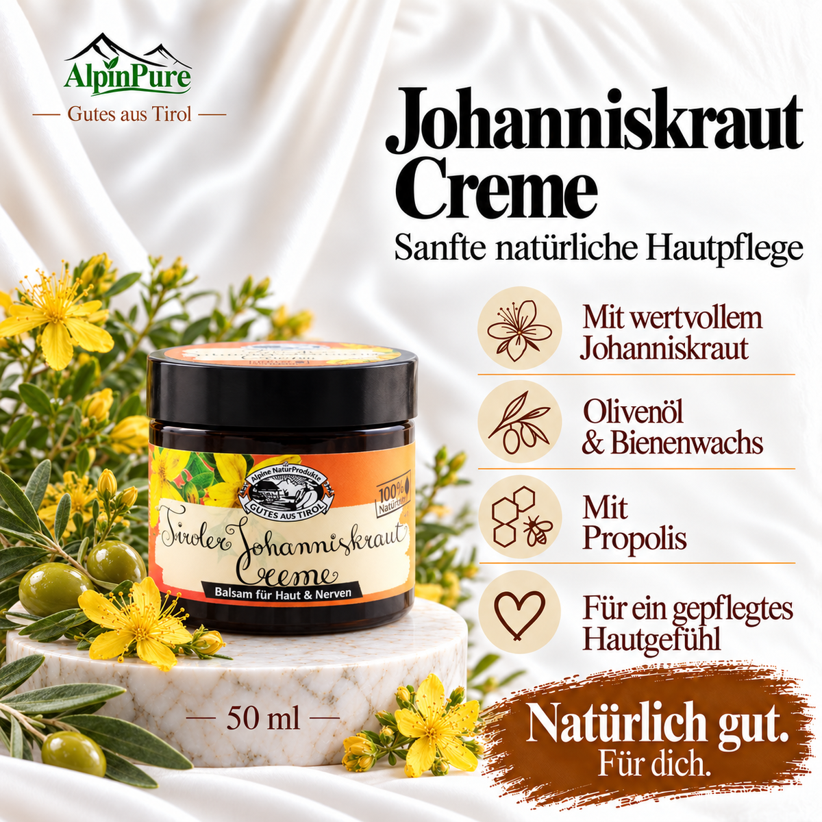 Alpine Tiroler Johanniskraut Creme