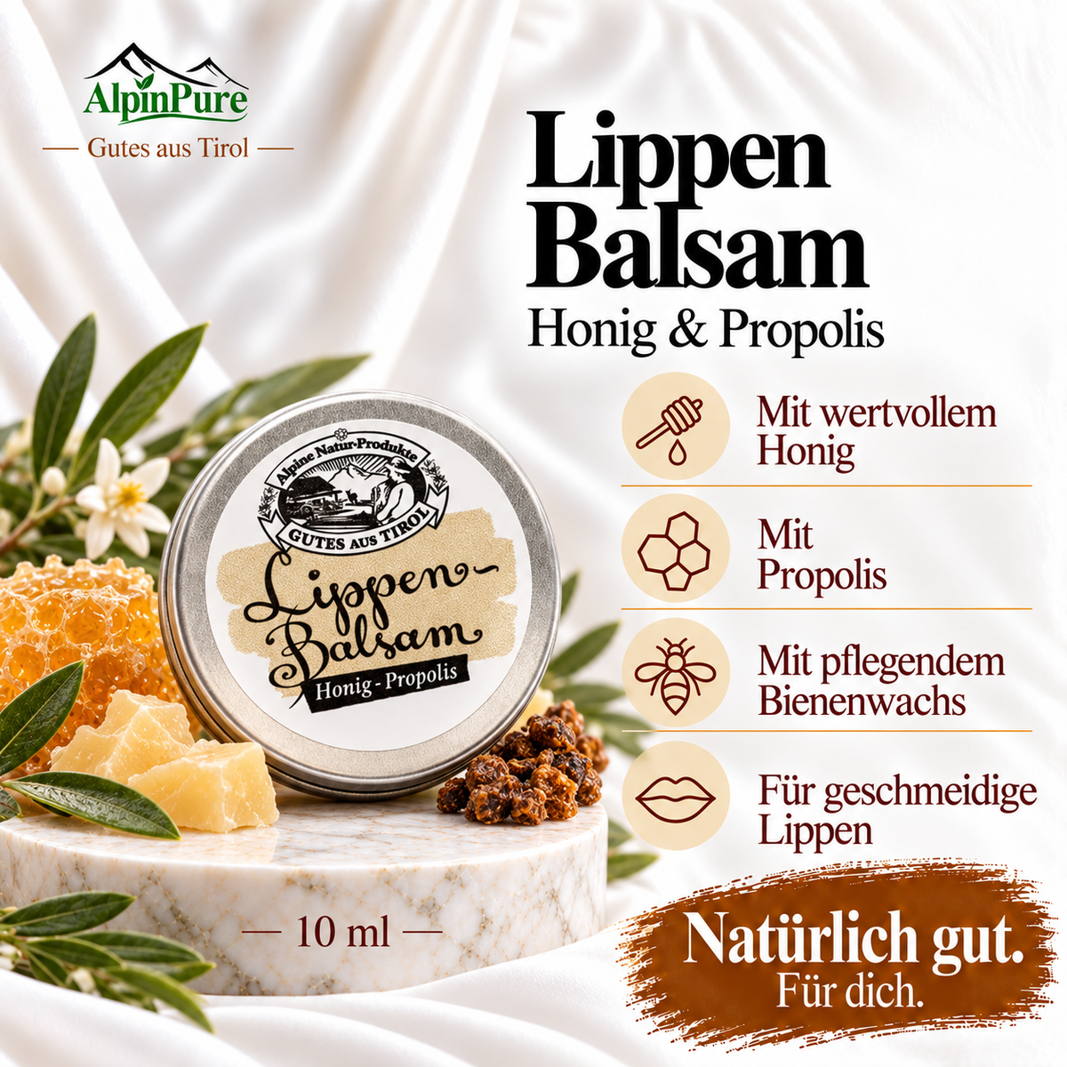 Alpine Lippenbalsam Honig Propolis