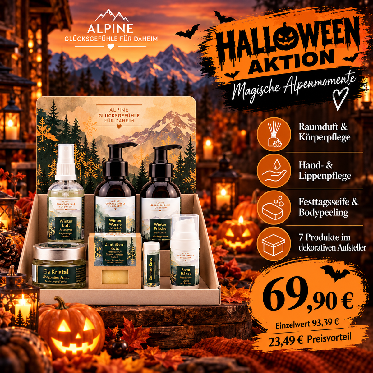 Halloween Aktion – Magische Alpenmomente, nur bis 31. Oktober 2026!