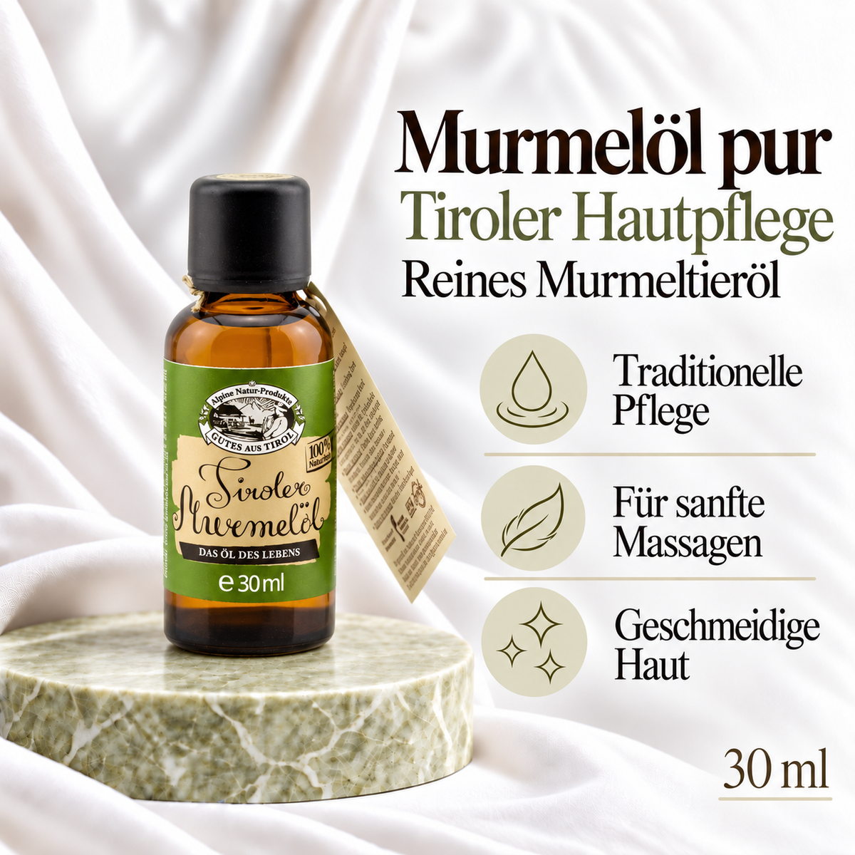 Alpine Tiroler Murmelöl "Pur"