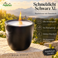 AlpinPur Schmelzlicht - Wachsfresser - Kerzenfresser – Schwarz XL