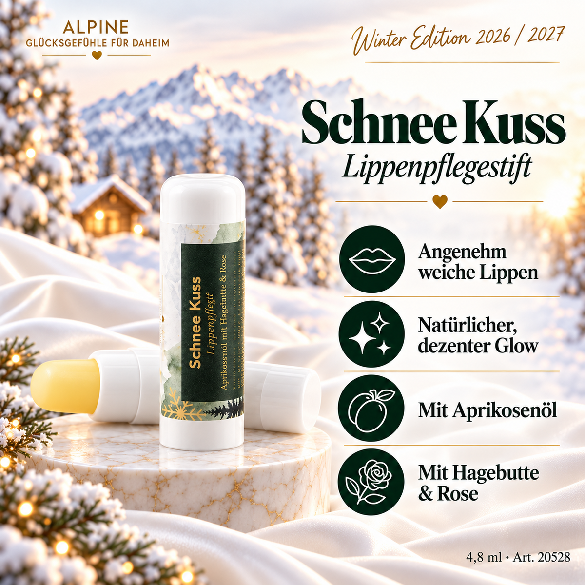 Schnee Kuss – Lippenpflegestift
