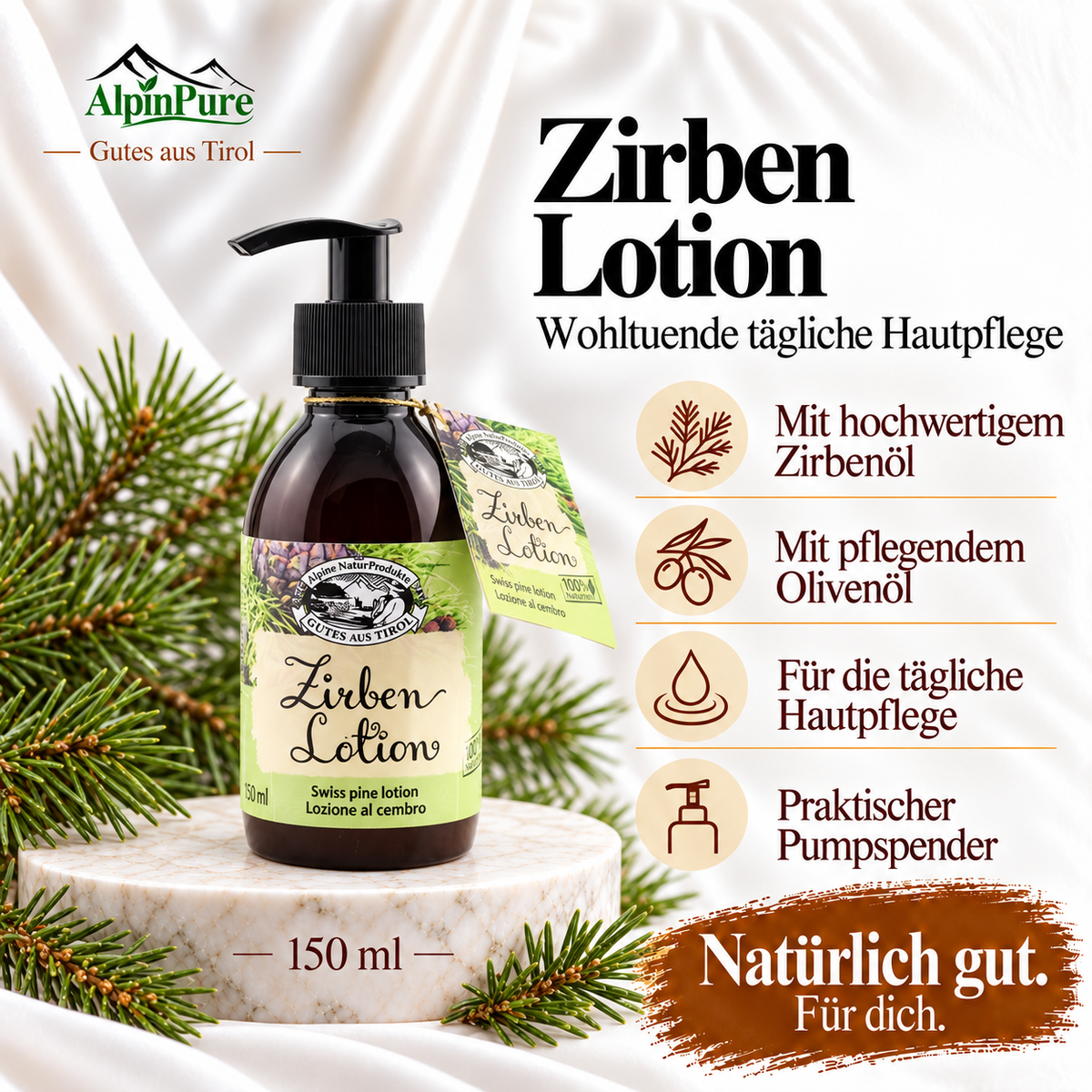 Alpine Tiroler Zirben Lotion