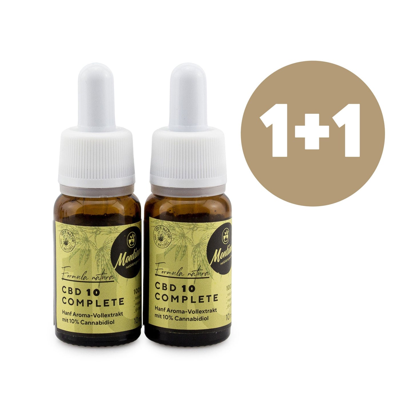 CBD Complete 10% – 10 ml – 1+1 GRATIS